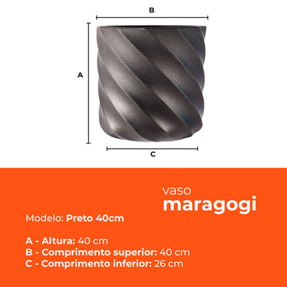 Vaso Maragogi Preto 40 Terrano