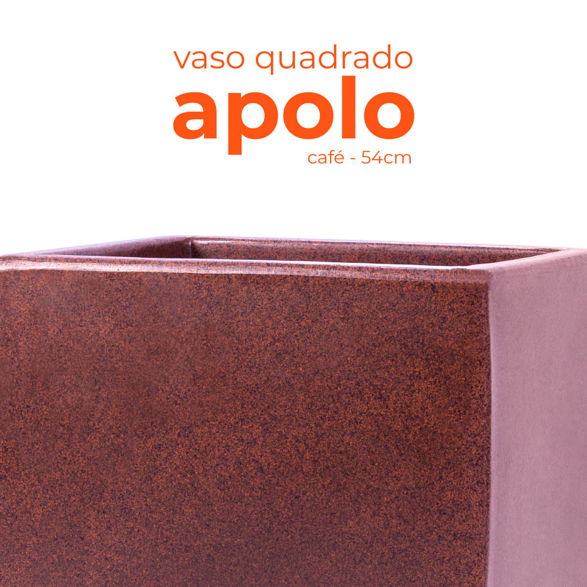 Vaso Quadrado Apolo Cafe 54 Terrano